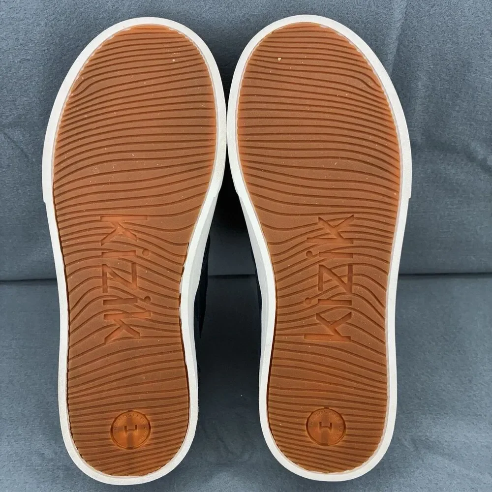 Kizik Men’s 9.5 Hands Free Slip On Shoes Blue Canvas Casual Sneakers